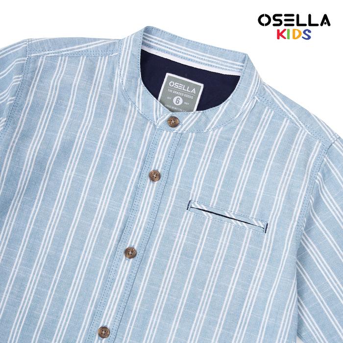 Osella Asher Long Sleeves Striped Koko Shirt With Fancy Striped Fabric