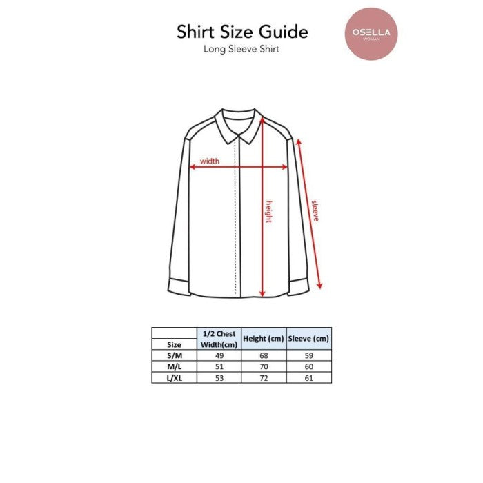 [NEW] Osella Avery Round Cutting Long Sleeve Shirt 21375012