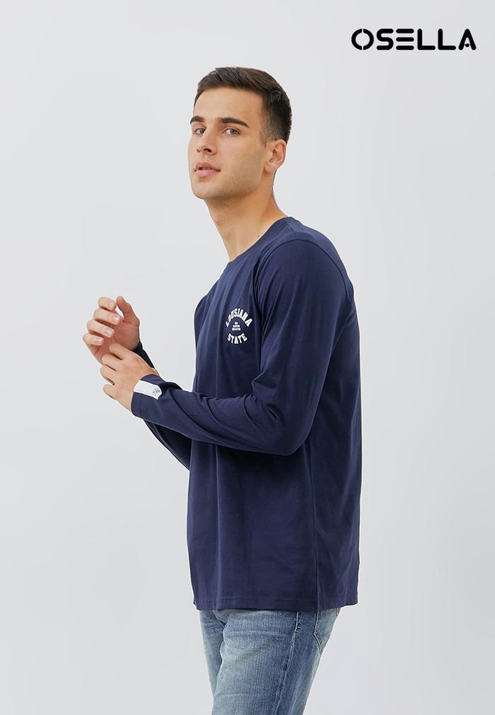 Osella Baju Pria Tshirt Louisiana in Navy