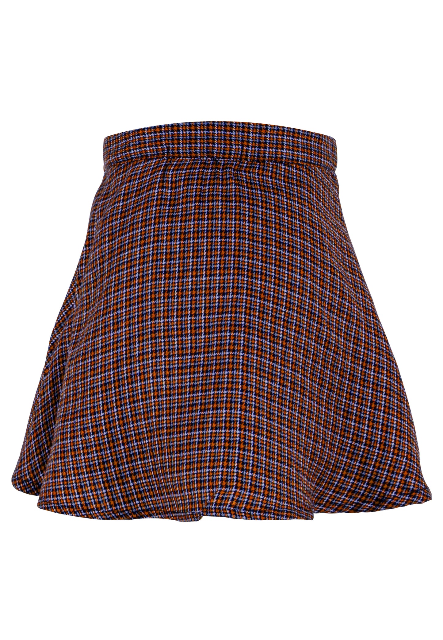 Osella Kids Flare Checkered Mini Skirt In Red