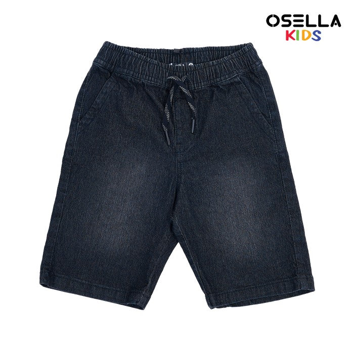 [NEW] Osella Theo Elastic Waistband Short Denim Pants 22865004