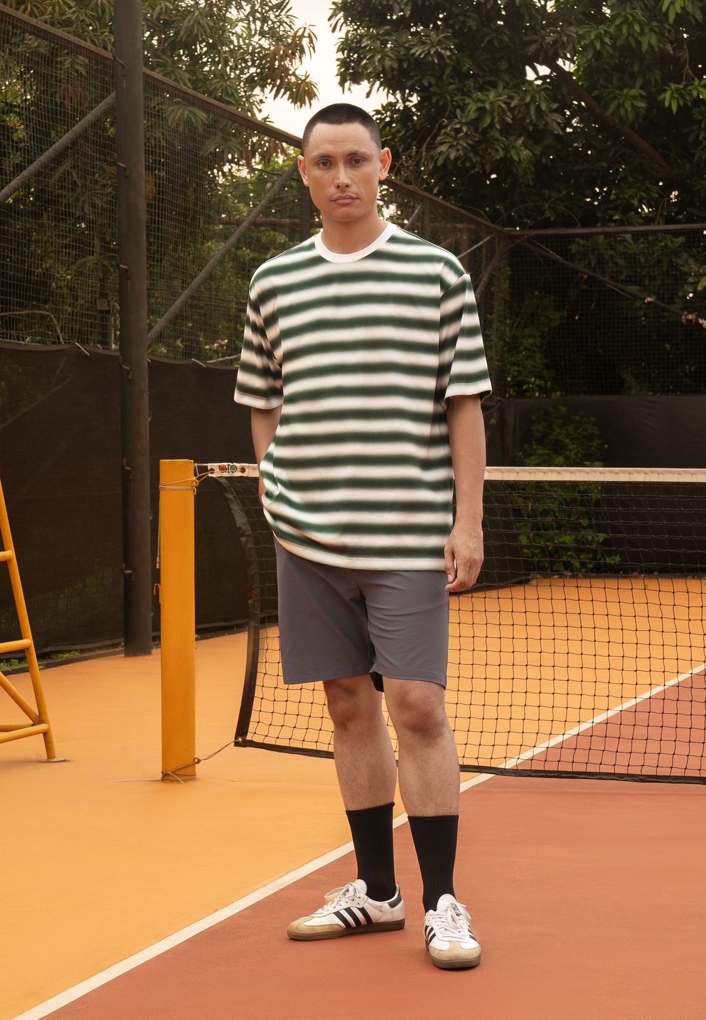 Osella Gradential Striped Relaxed Fit T-Shirt