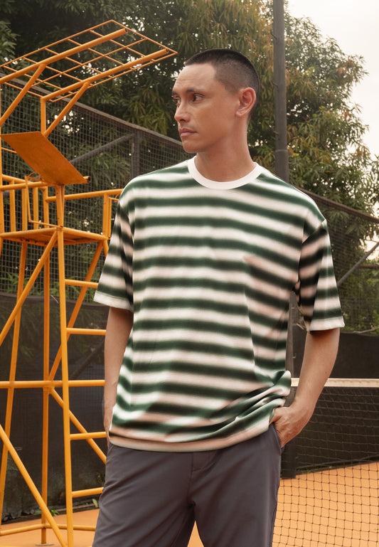 Osella Gradential Striped Relaxed Fit T-Shirt