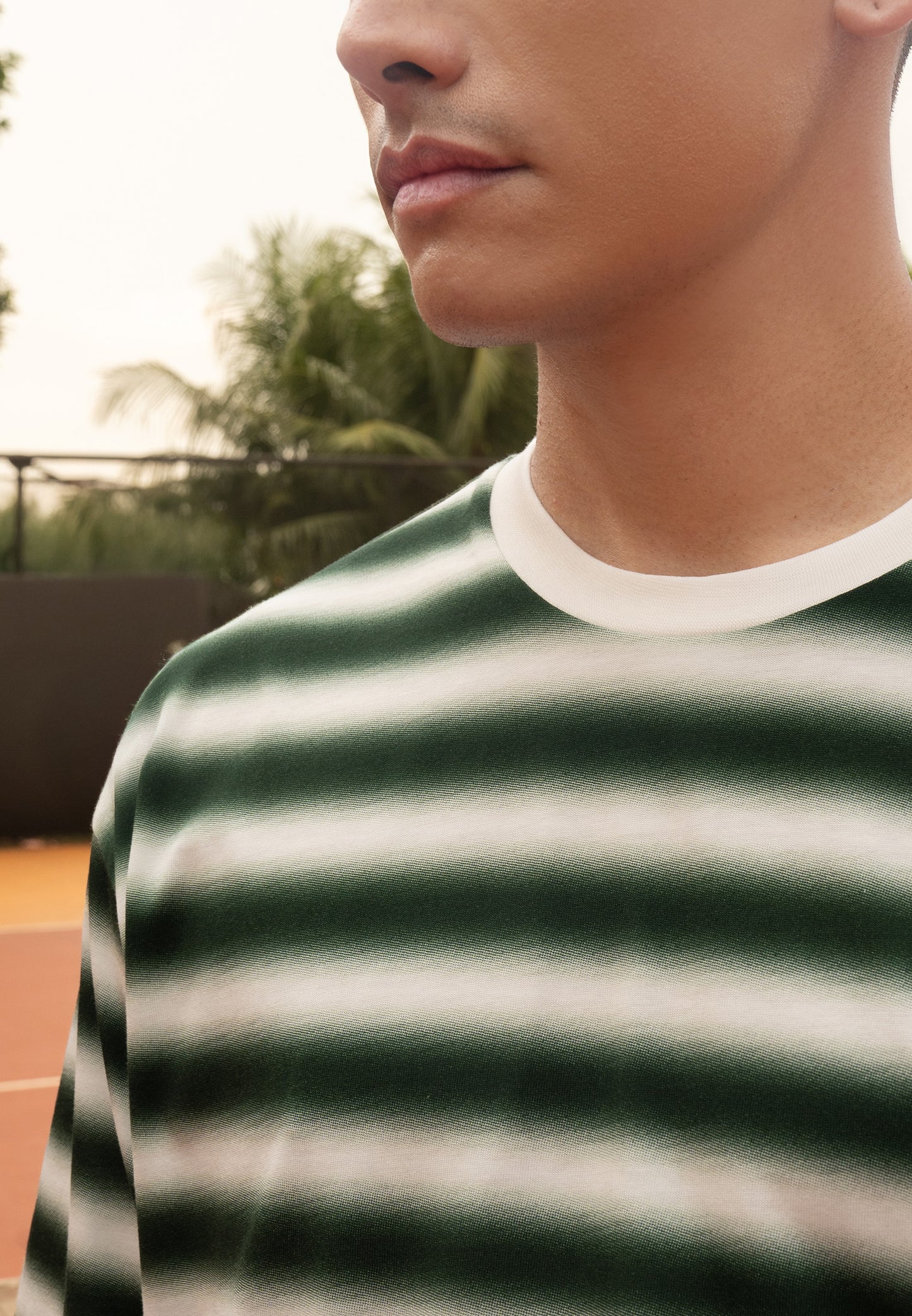 Osella Gradential Striped Relaxed Fit T-Shirt