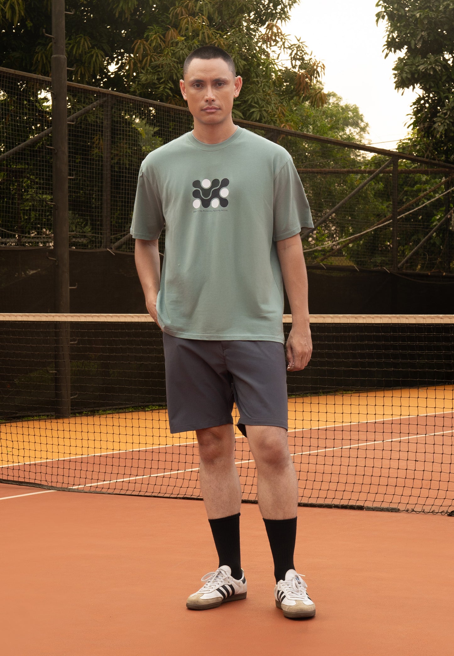Osella Relaxed Fit Print T-Shirt In Malachite