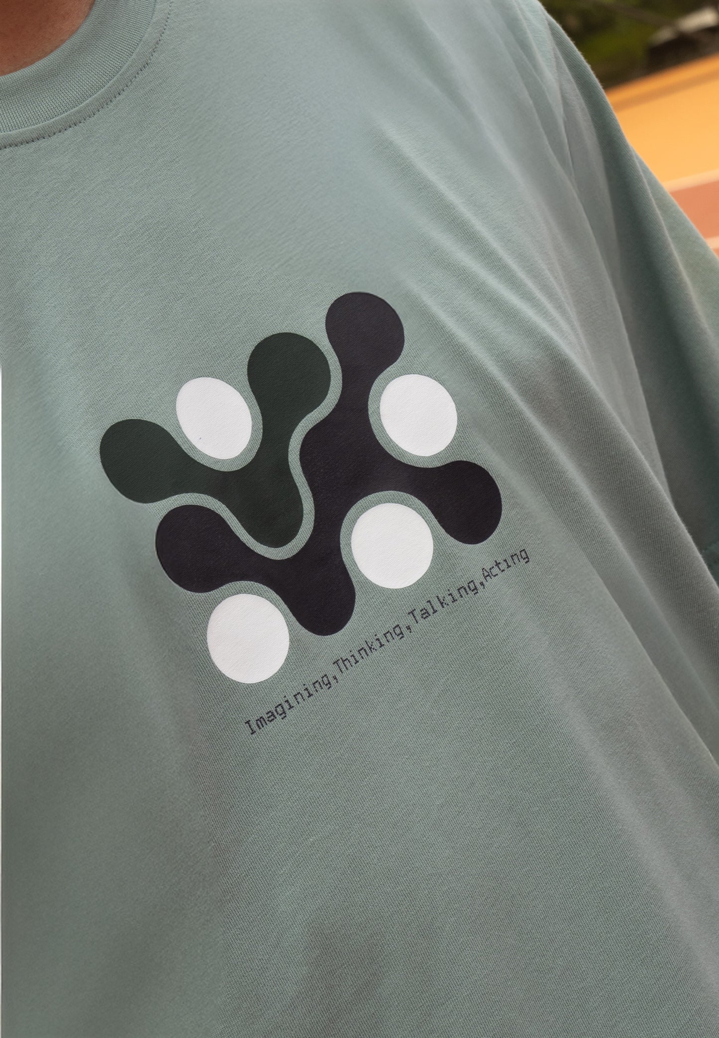Osella Relaxed Fit Print T-Shirt In Malachite