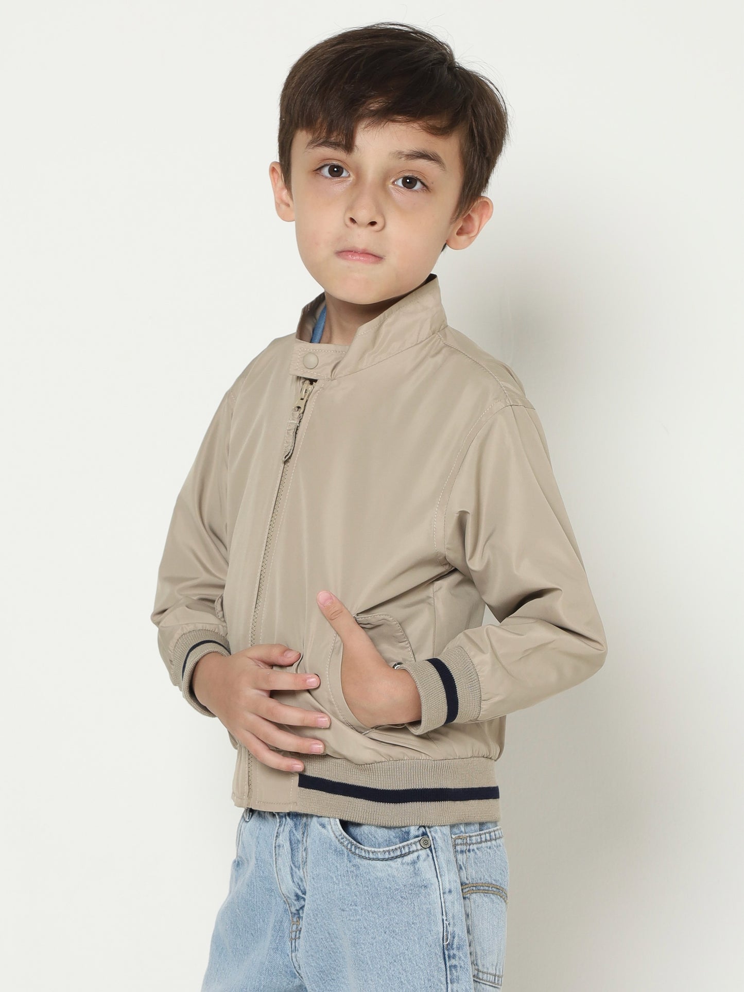 Osella Harrington Jacket In Gravel