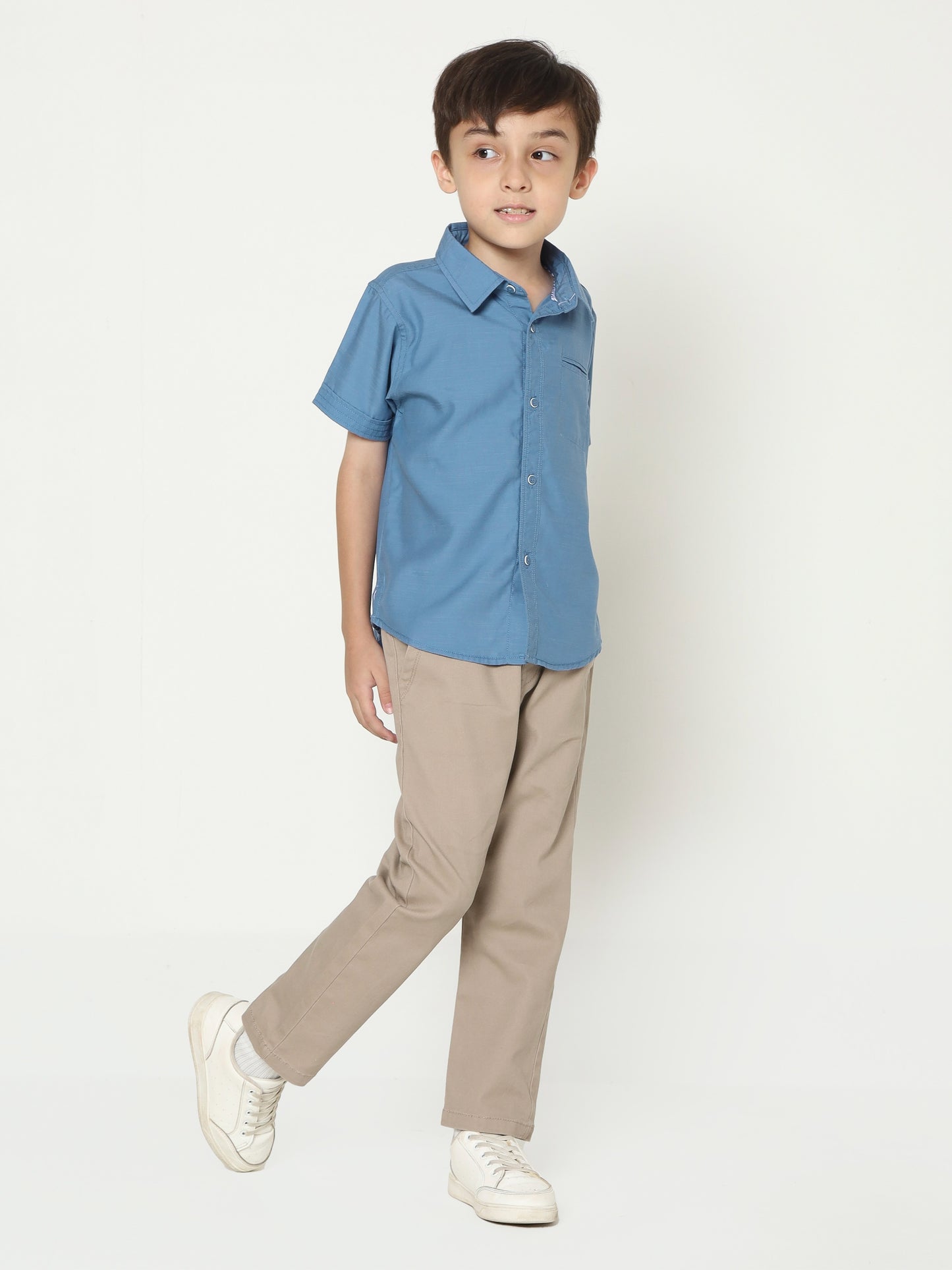 Osella Kids Tencel Slub Short Sleeve Shirt