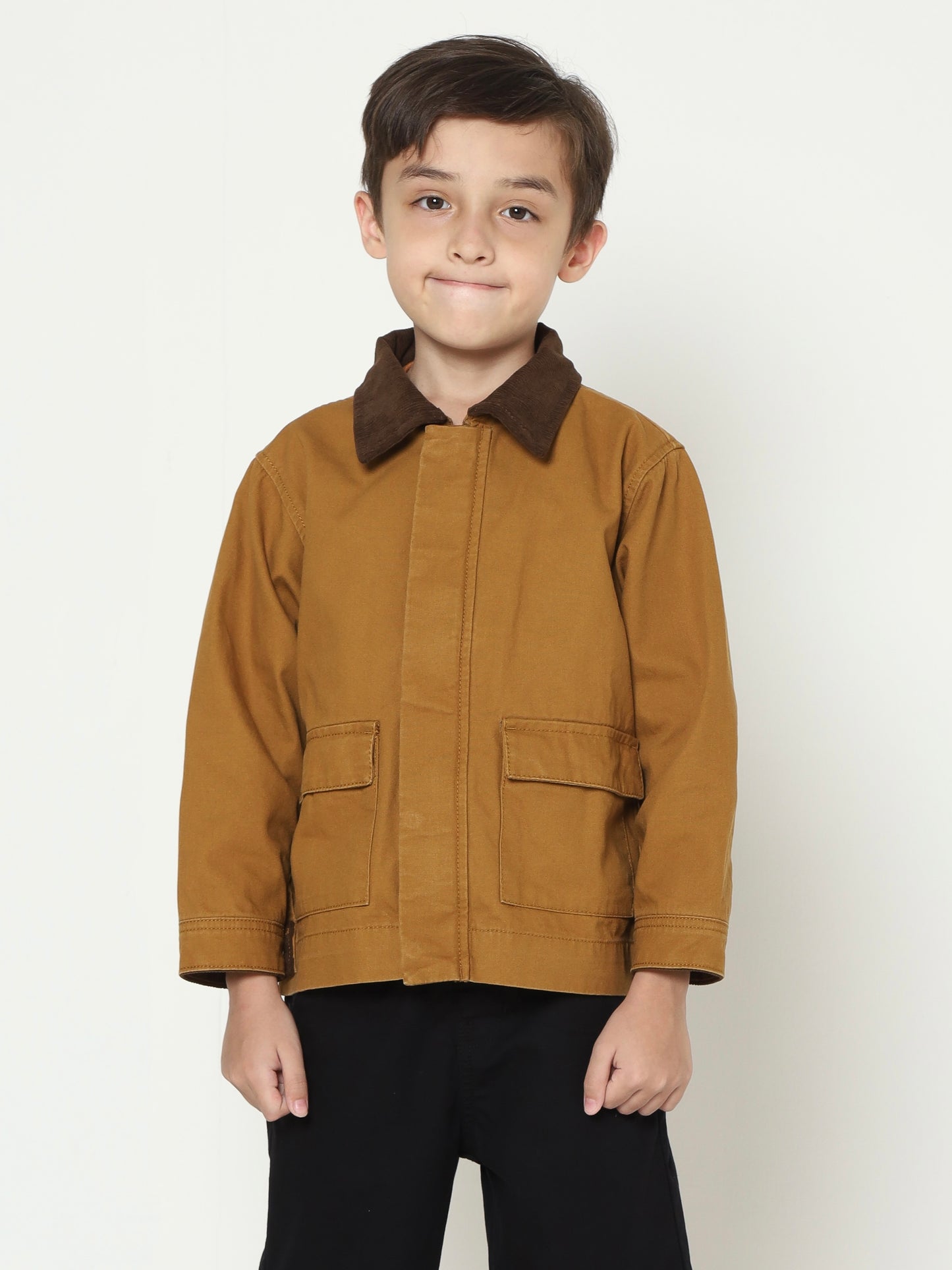 Osella Blouson Jacket In Tobbaco Brown