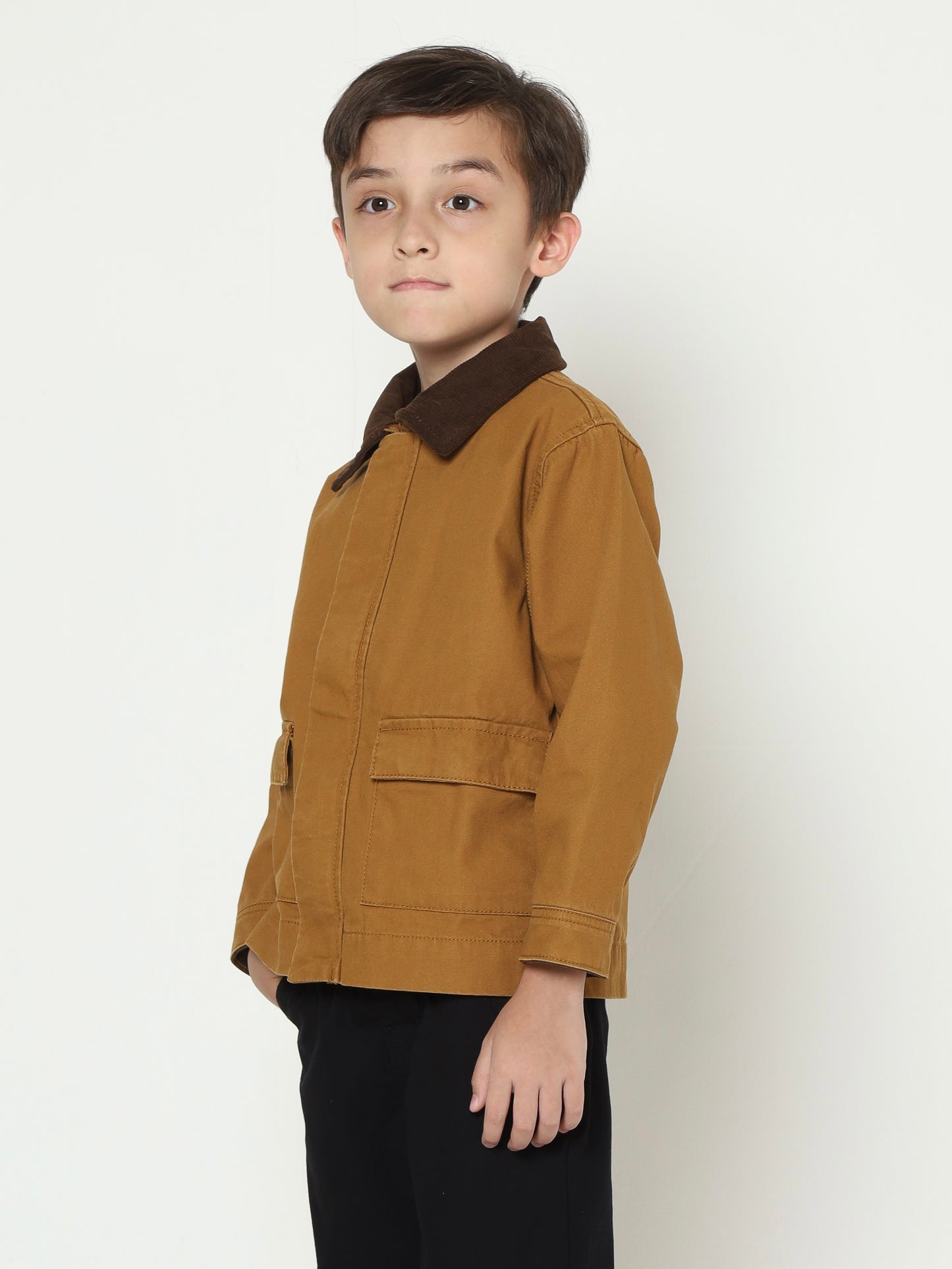 Osella Blouson Jacket In Tobbaco Brown