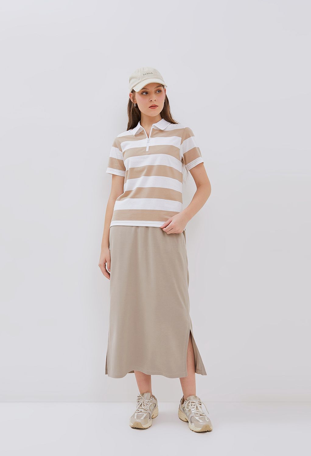 Osella Rully Striped Polo Shirt 21715002