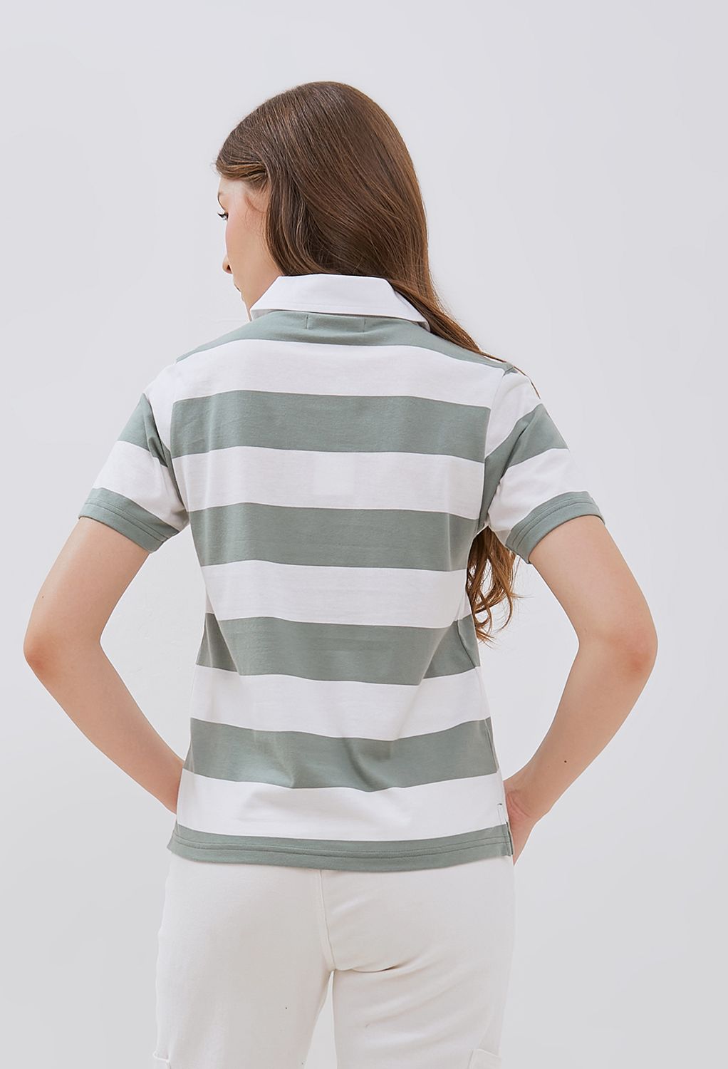 Osella Rully Striped Polo Shirt 21715002
