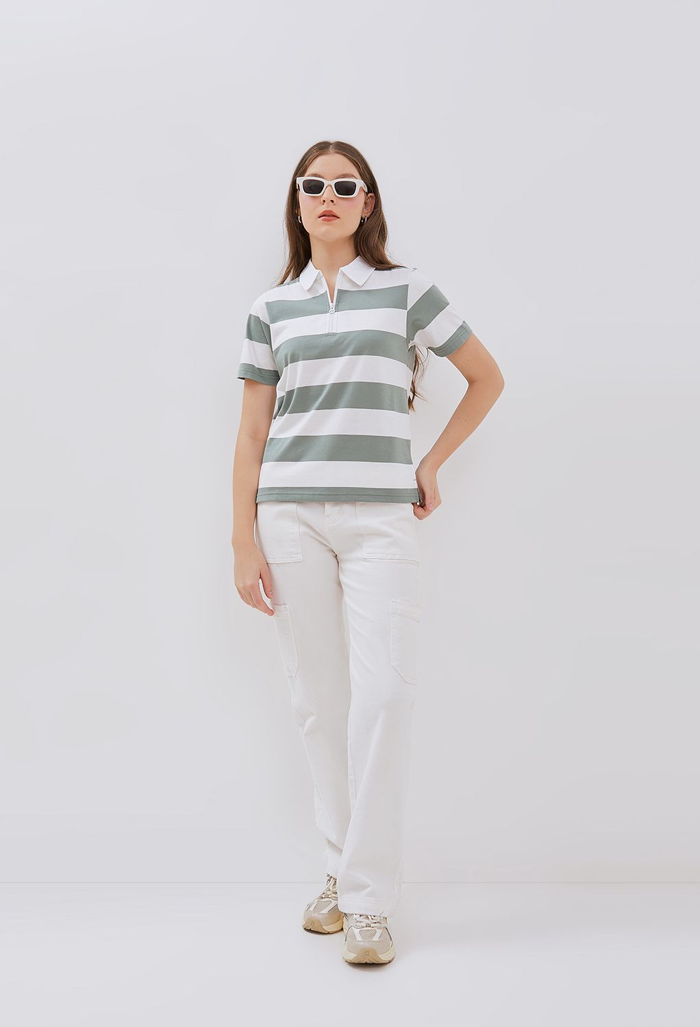 Osella Rully Striped Polo Shirt 21715002