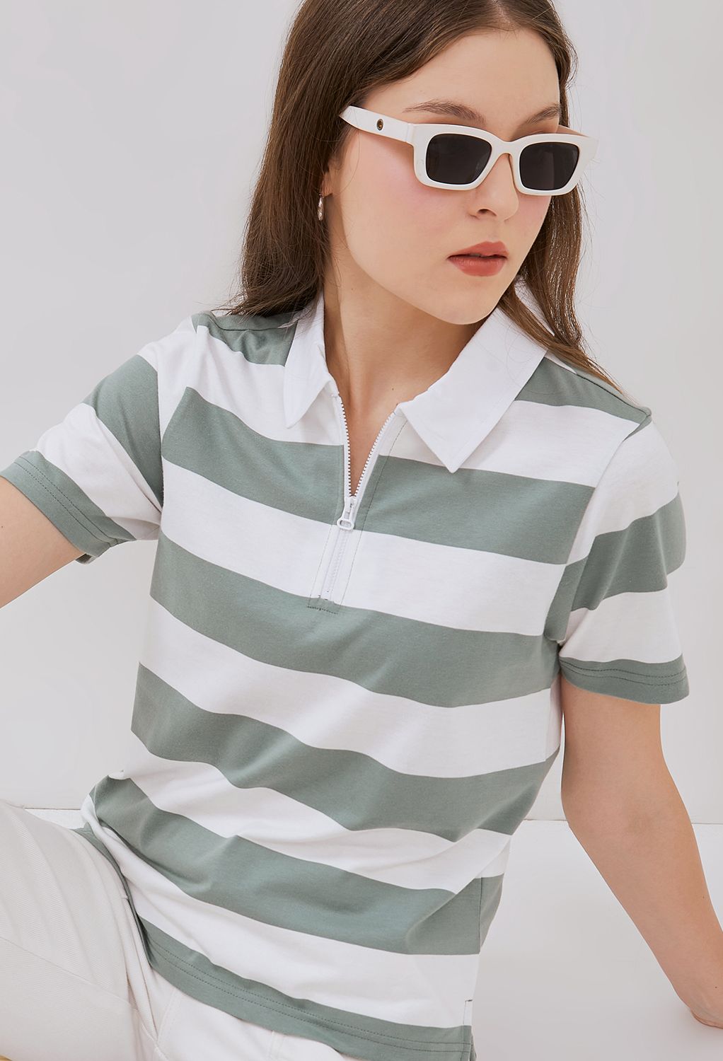 Osella Rully Striped Polo Shirt 21715002