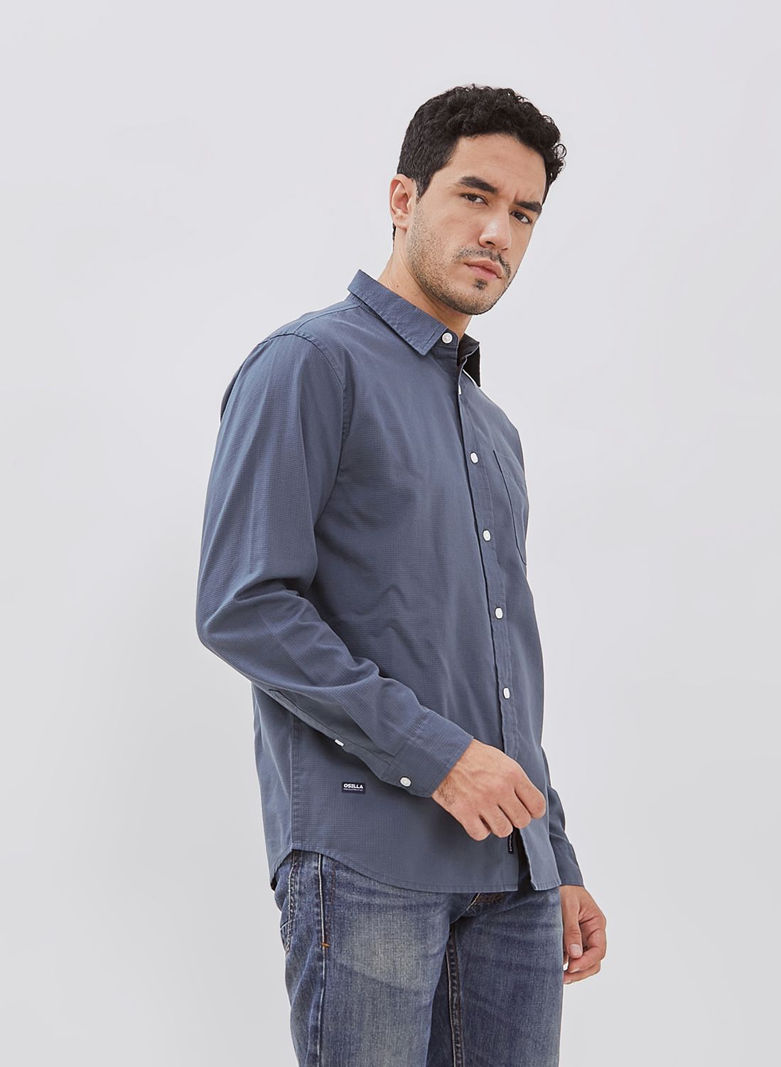 Osella Kygan Long Sleeve Shirt With Fancy Ribstop Fabric