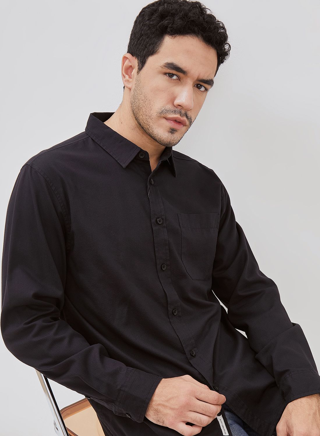 Osella Kygan Long Sleeve Shirt With Fancy Ribstop Fabric