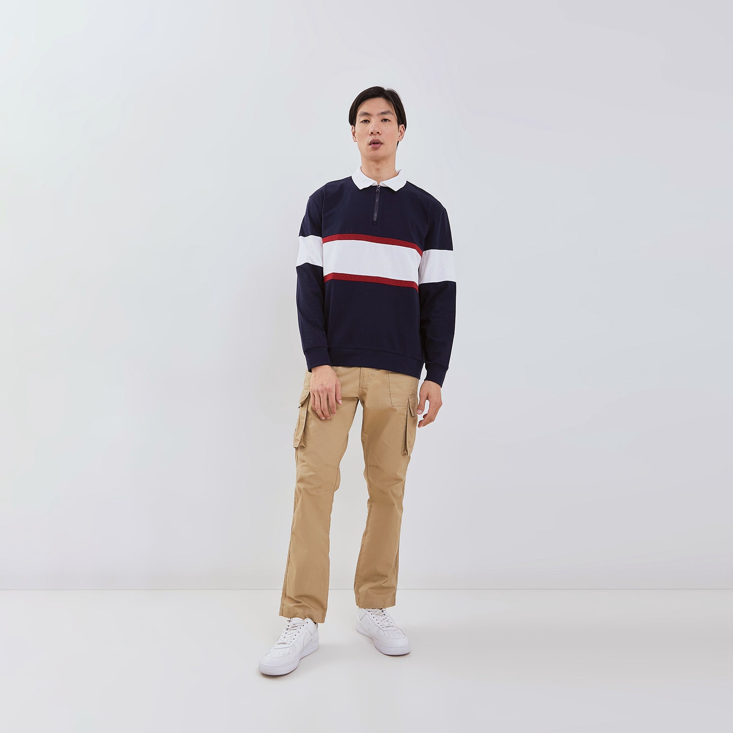 Osella Raden Long Polo Shirt In Navy