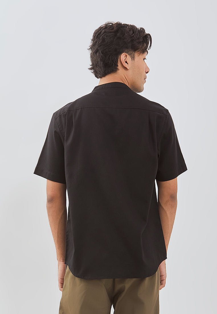 Osella Ziyyad Short Sleeve Stand Collared Shirt