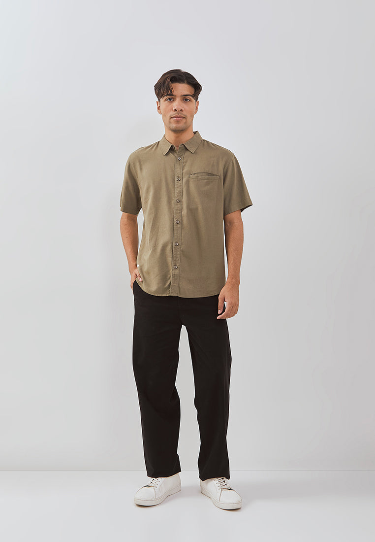 Osella Zain Short Sleeve Shirt With Welt Pocket