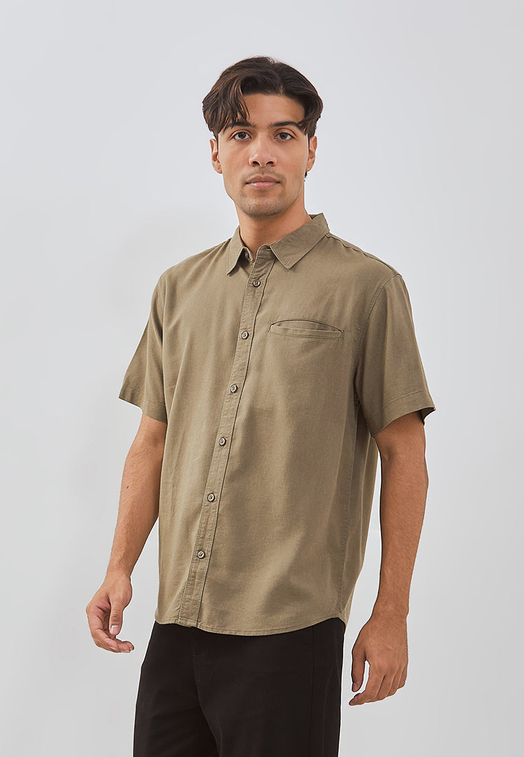 Osella Zain Short Sleeve Shirt With Welt Pocket