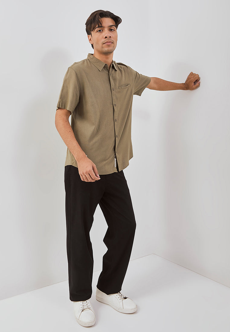 Osella Zain Short Sleeve Shirt With Welt Pocket