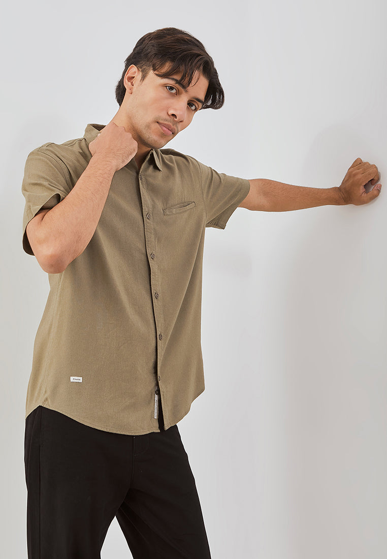 Osella Zain Short Sleeve Shirt With Welt Pocket