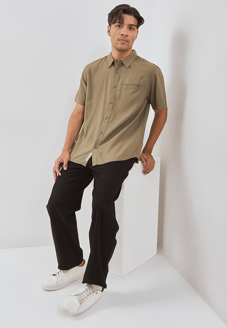 Osella Zain Short Sleeve Shirt With Welt Pocket