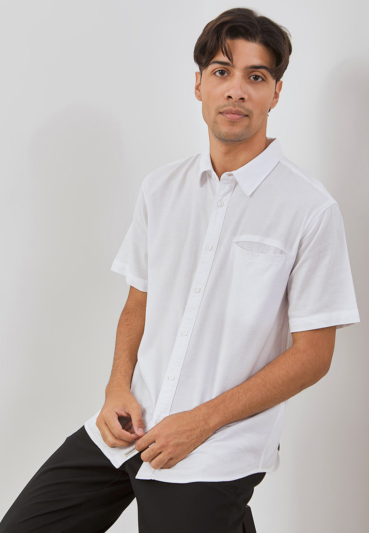 Osella Zain Short Sleeve Shirt With Welt Pocket