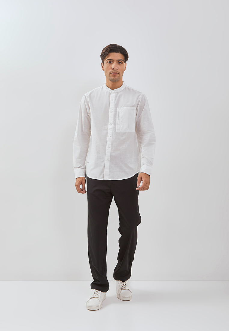 Osella Rayyan Long Sleeve Koko Shirt With Vertical Pocket