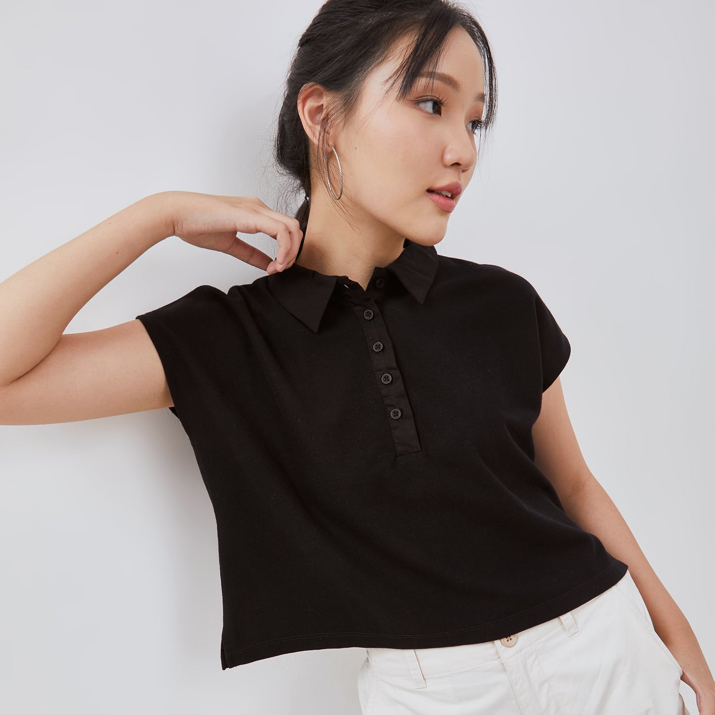 Osella Sleeveless Collar Shirt