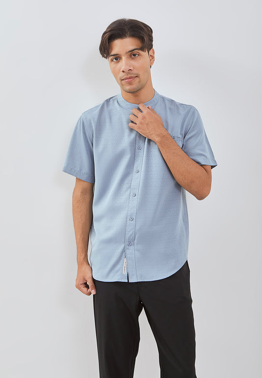 Osella Zahr Short Sleeve Koko Shirt With Dobby Pattern Textured Fabric
