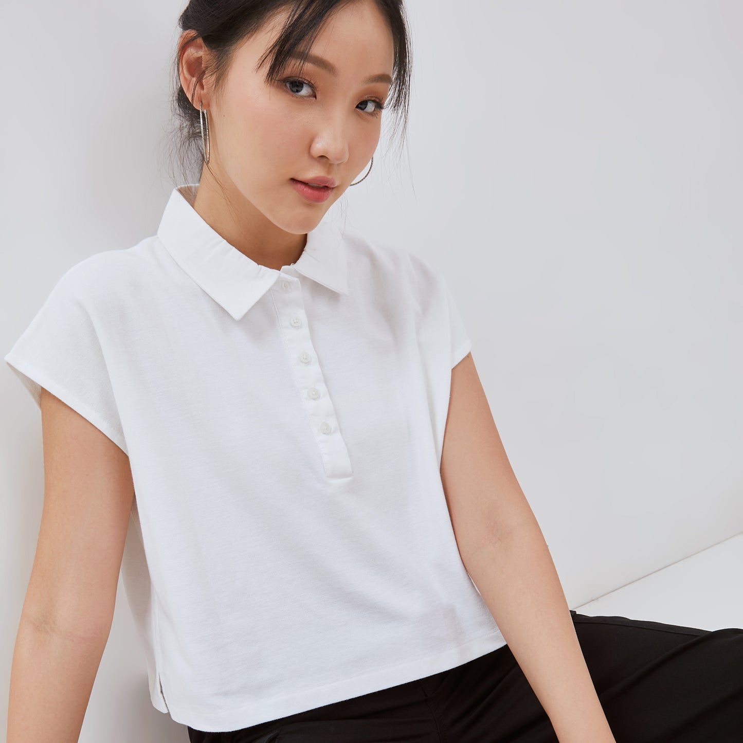 Osella Sleeveless Collar Shirt