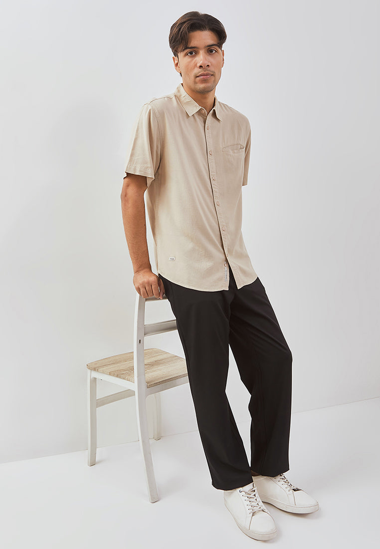 Osella Zain Short Sleeve Shirt With Welt Pocket