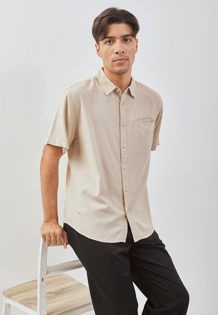 Osella Zain Short Sleeve Shirt With Welt Pocket