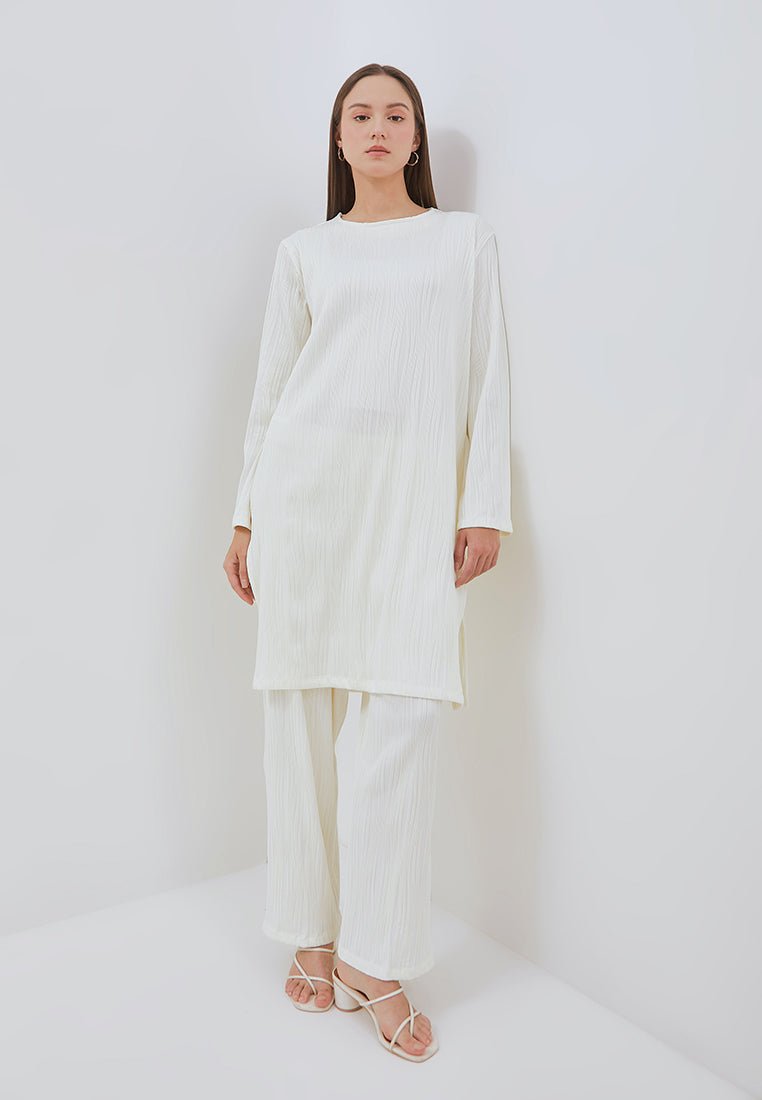 Osella Elexia Textured Knit Tunic Set