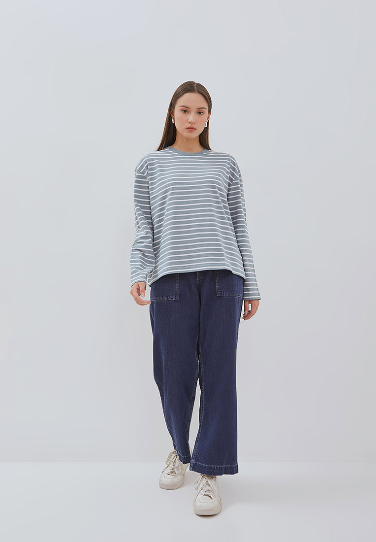 Osella Nuna Striped Long-Sleeve Top