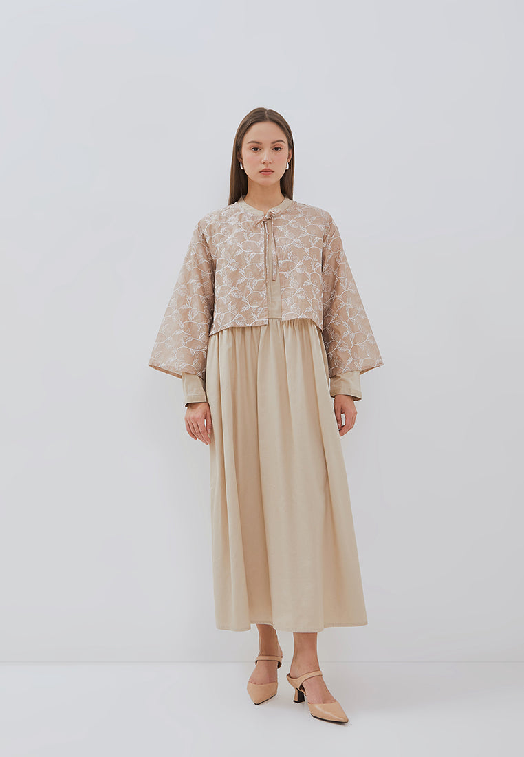 Osella Layla Embroidered Outer Set Maxi Dress