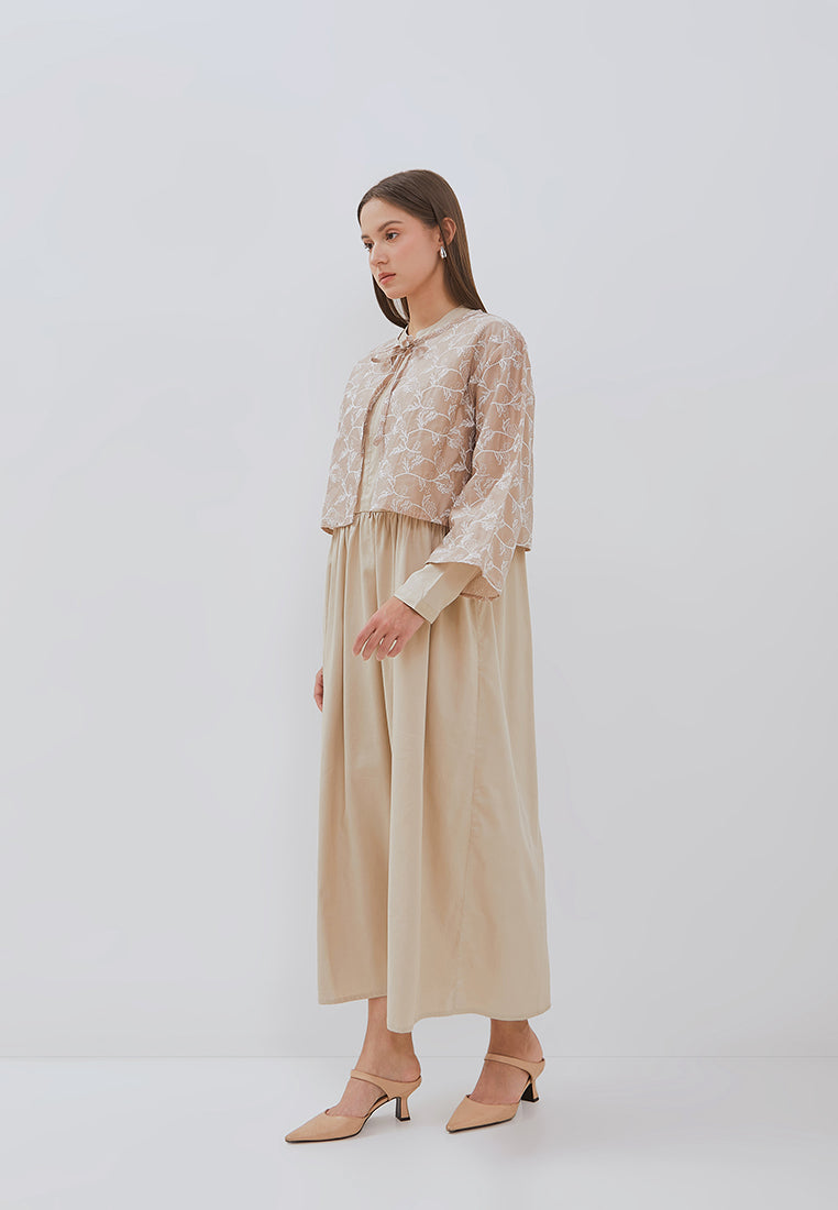 Osella Layla Embroidered Outer Set Maxi Dress