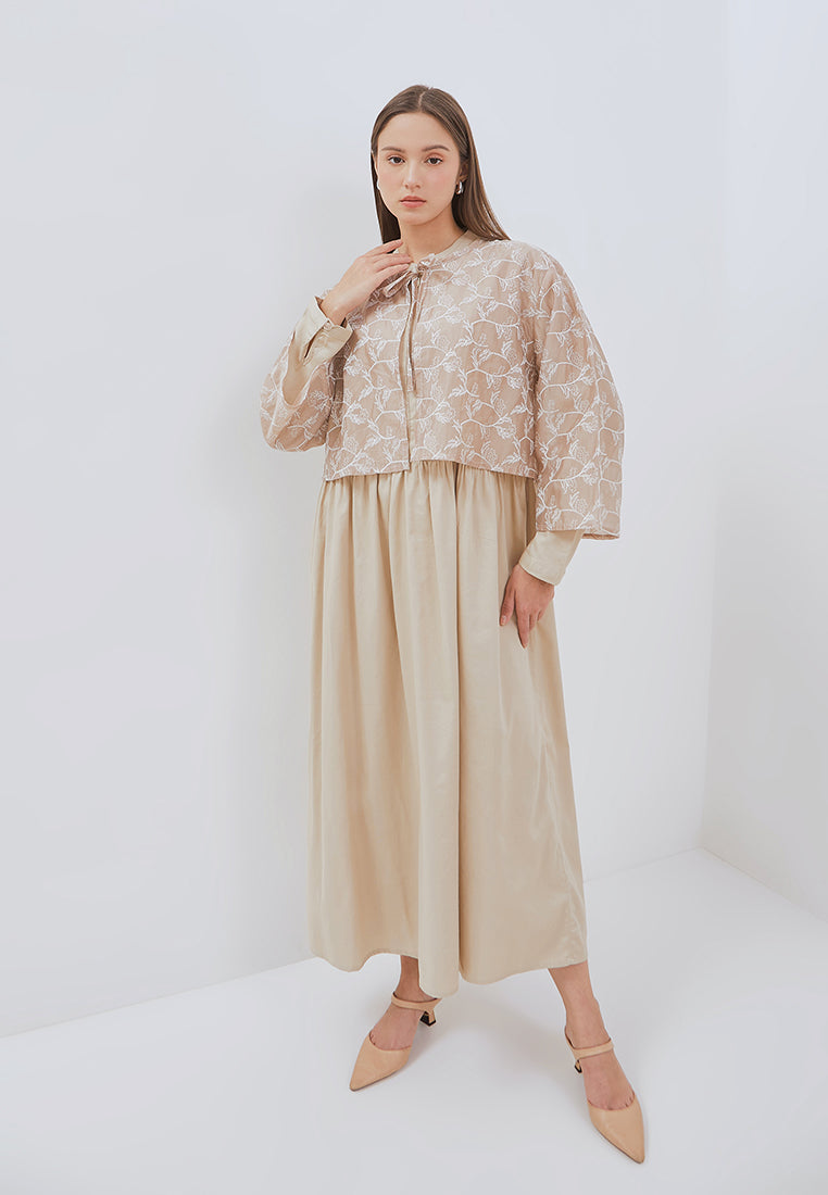 Osella Layla Embroidered Outer Set Maxi Dress