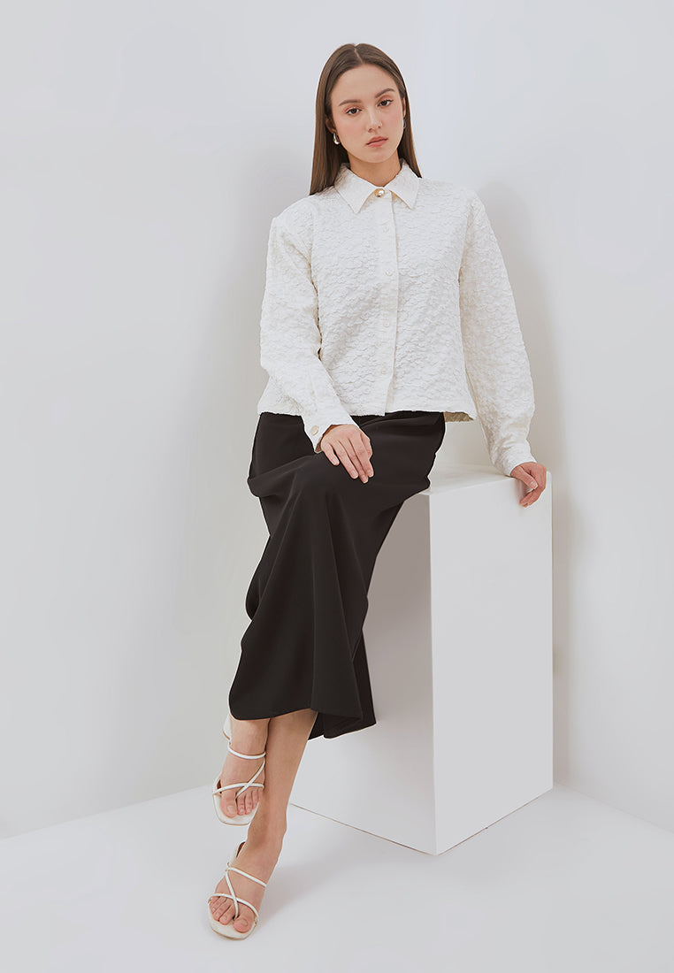 Osella Zania Dress Set With Jacquard Outer