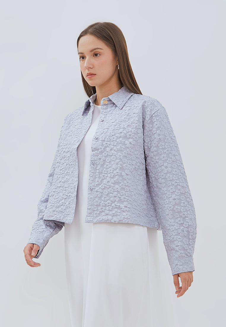 Osella Zania Dress Set With Jacquard Outer