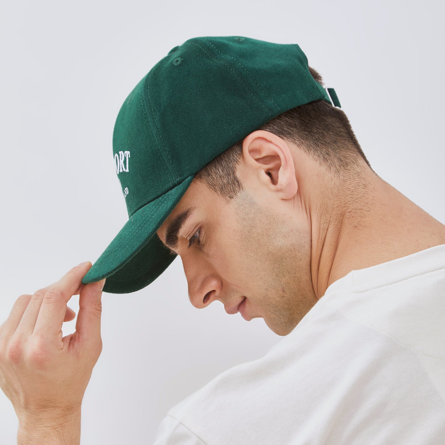 Osella Classic Baseball Cap In Bottle Green