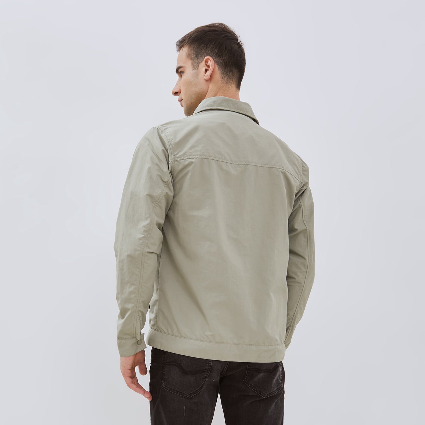 Osella Shacket Ripstop In Sage Green