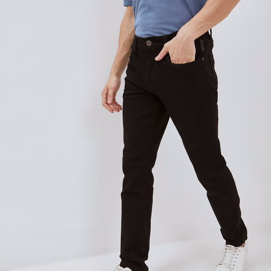 Osella Jaden Slim Fit Jeans In Black Wash