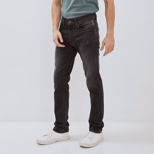 Osella Paul Slim FIt Jeans In Grey Wash Denim