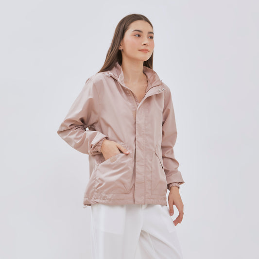 [NEW] Osella Hooded Outer Jacket In Mauve Pink 2161400846