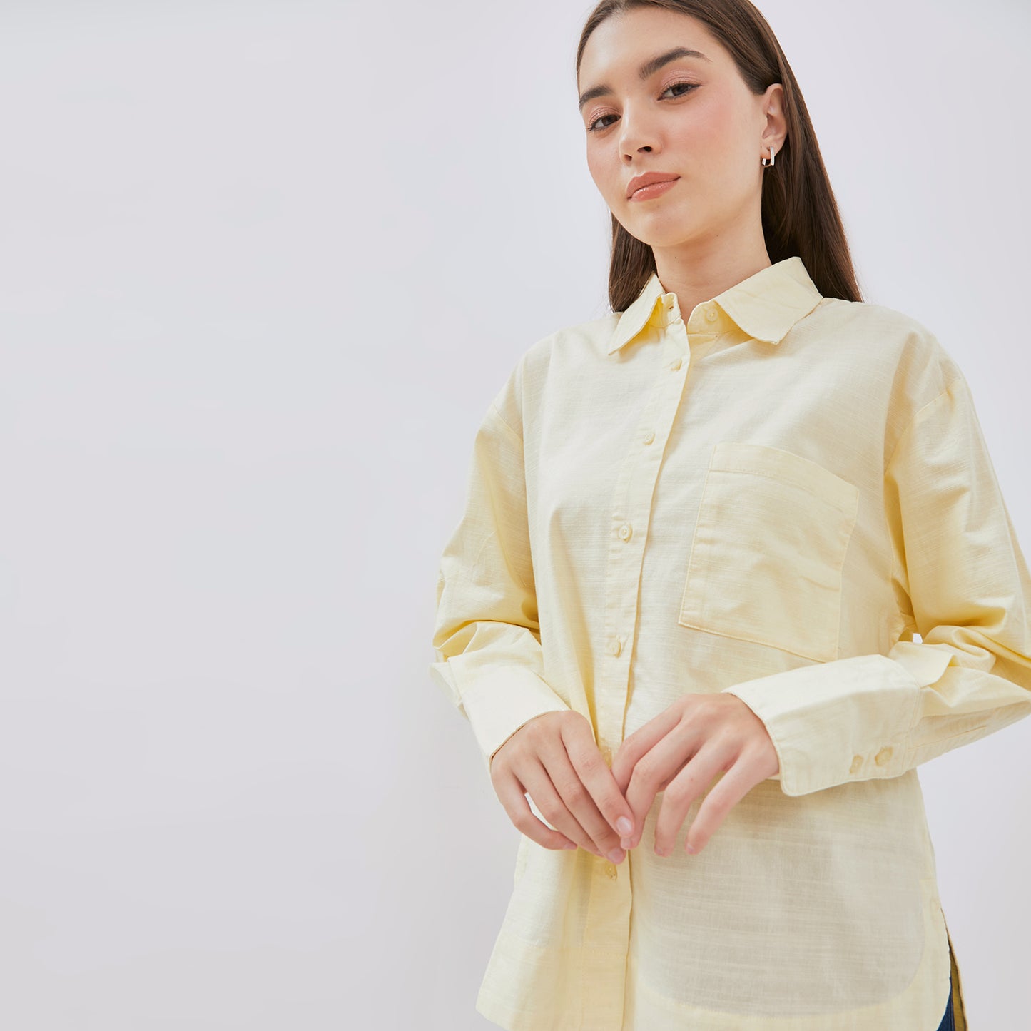 [NEW] Osella Avery Round Cutting Long Sleeve Shirt 21375012