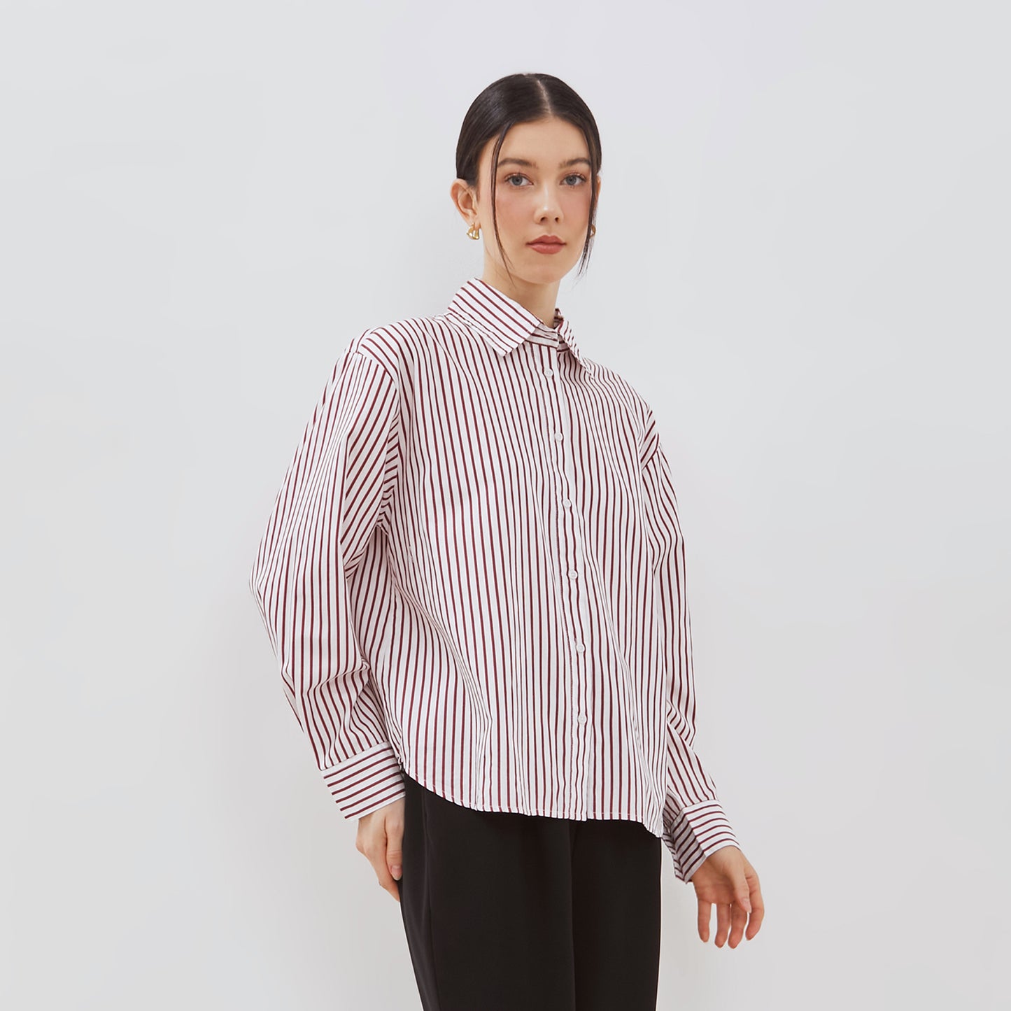 [NEW] Osella Kelly Striped Relaxed Fit Shirt 21375002