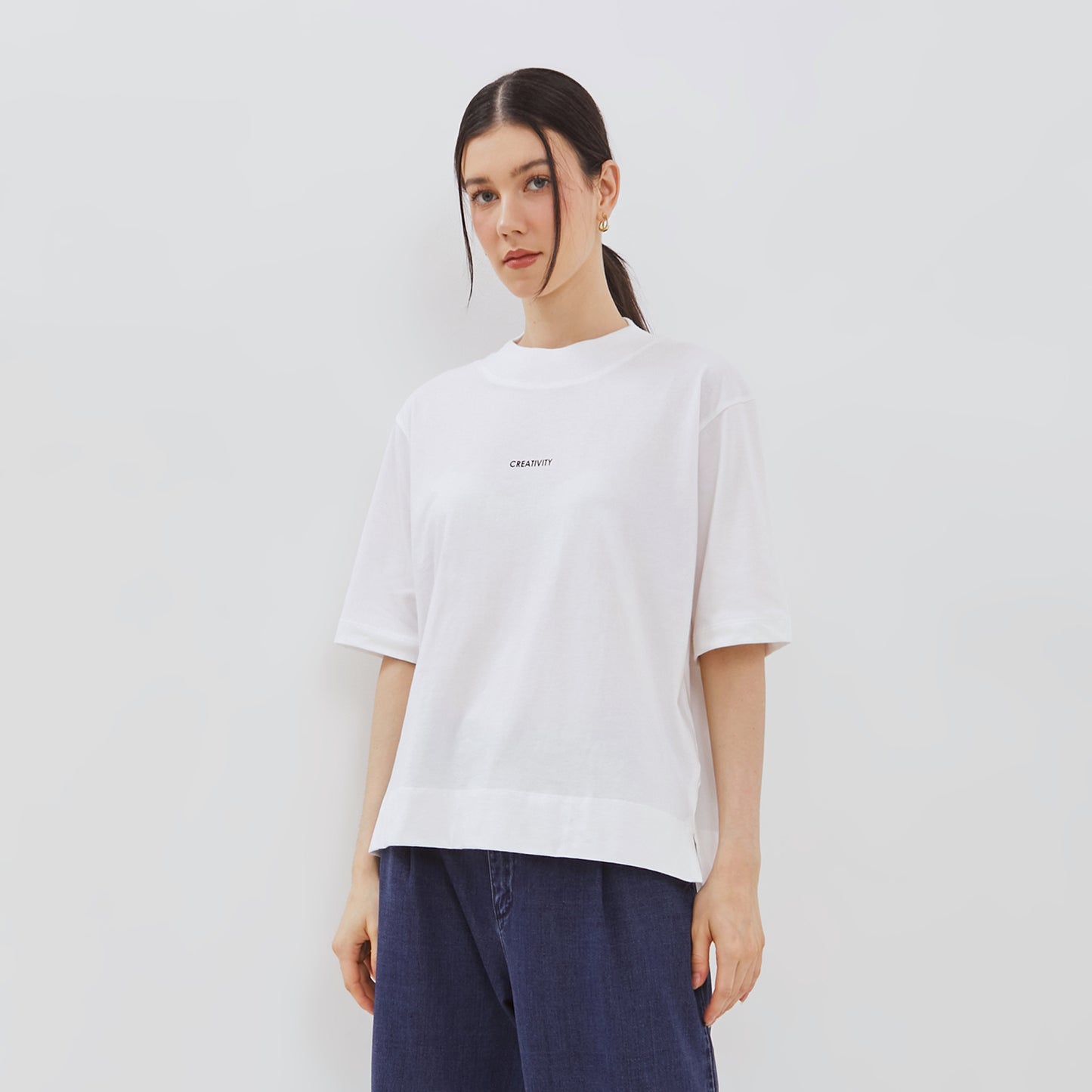 Osella Leila Mock Neck T-Shirt 21745001