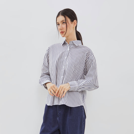 [NEW] Osella Kelly Striped Relaxed Fit Shirt 21375002